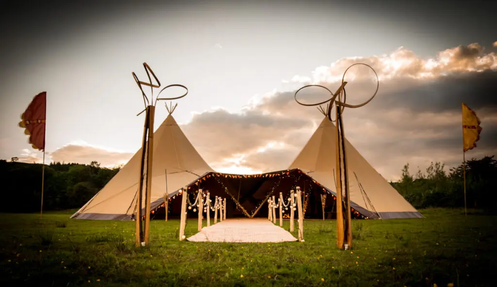 tipi wedding venue