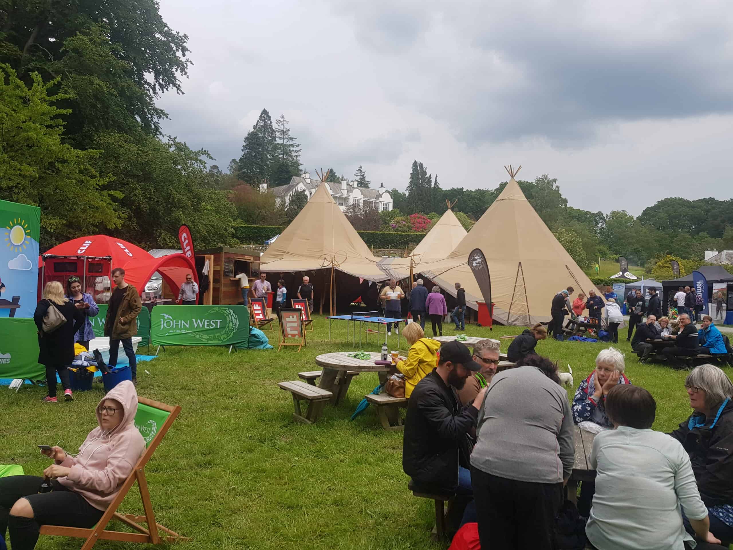 3 Tipi Bar at the Great North Swim Brockhole